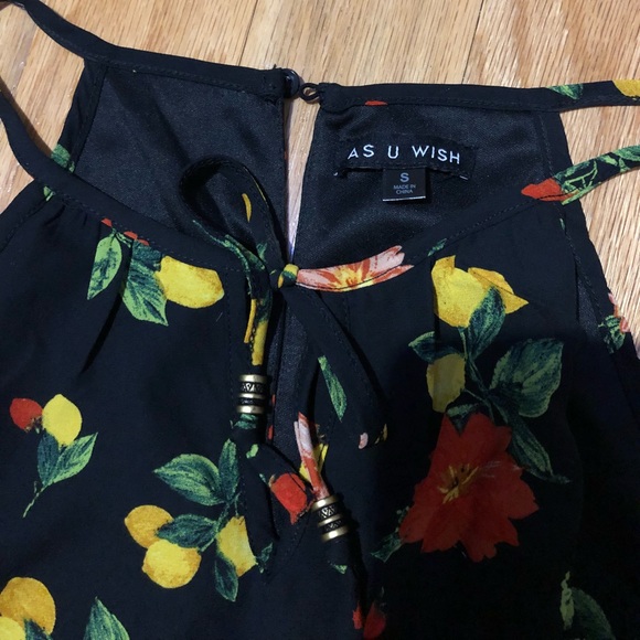 Floral spring romper AS U WISH size small 💐 - Picture 2 of 5